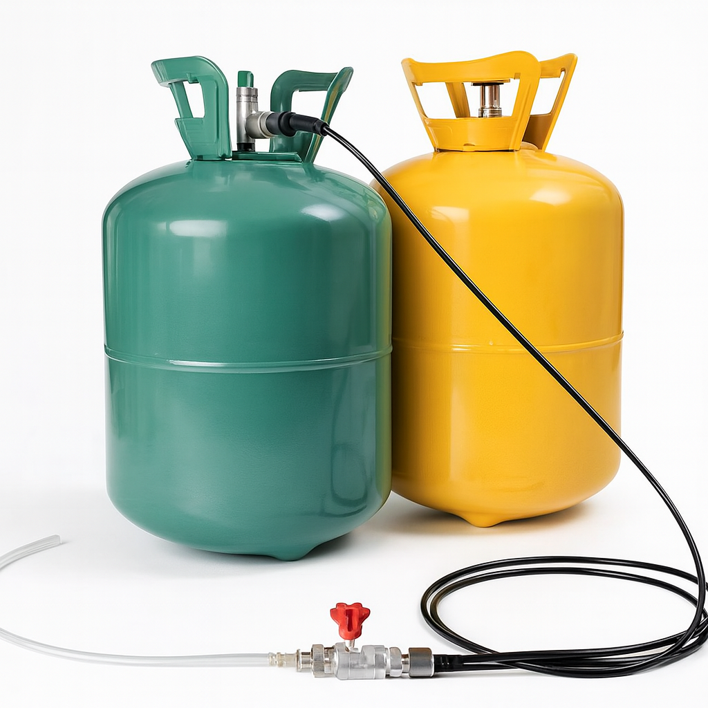 Helium balloon filling